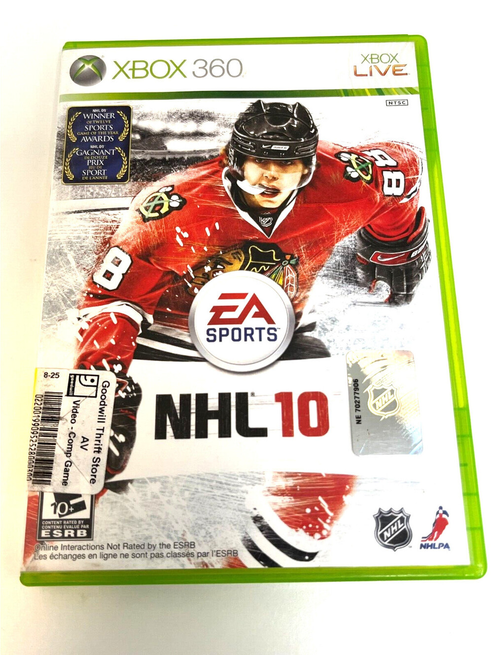 Xbox 360 NHL 10 - EA Sports - NTSC - Comes with Manual and Case